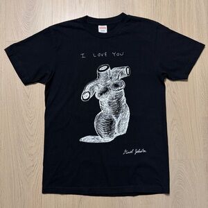 Supreme Daniel Johnston Artwork Short Sleeve T-Shirt Mens Medium Black White